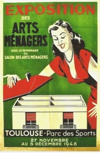 Original vintage poster FRENCH HOMEMAKING & DECOR EXPO 1948 - Picture 1 of 1