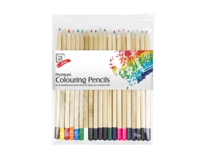 20 x PACK DE LÁPICES DE COLOR PREMIUM Set para dibujar colores surtidos regalo - Imagen 1 de 5