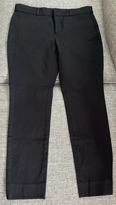 Banana Republic Pants Womens Size 4 Sloan Curvy Fit Skinny Trouser Ankle Black - Picture 1 of 4