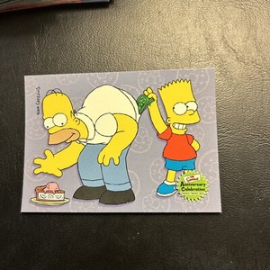 Jb11a The Simpsons 2000 InkWorks Anniversary Celebration #55 Bart Homer