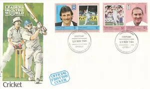 (133264) Cricket Hartley / Illingworth Union Island St Vincent FDC 1984 - Picture 1 of 1