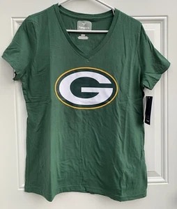 NFL Green Bay Packers Fanatics #1 Mom V-Neck T-shirt Women’s Large LG NWT - Picture 1 of 13