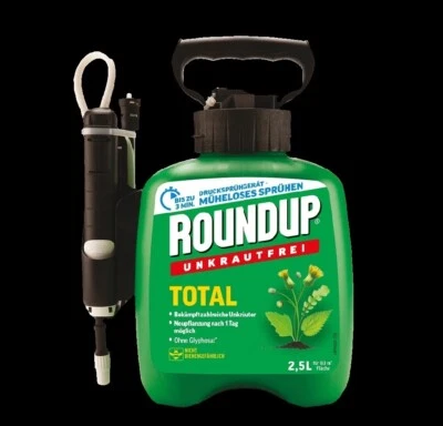 Roundup Unkrautfrei TOTAL Drucksprühsystem 2,5 L Unkrautvernichter Herbizid - Bild 1 von 2