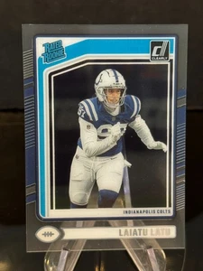2024 Panini Clearly Donruss - Rated Rookie Laiatu Latu #62 (RC) - Bild 1 von 2