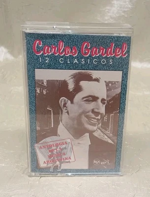 Carlos Gardel - 12 Clasicos Cassette Tape "Antologia De La Musica Argentina" Foto 1 de 3