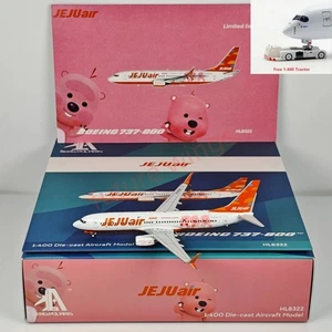 1:400 AeroPolaris JEJU Air B737-800 HL8322 Aircraft Model+Free Tractor - Picture 1 of 15