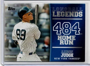 2018 Topps Longball Legends #LL35 Aaron Judge ~ NY Yankees - Imagen 1 de 1