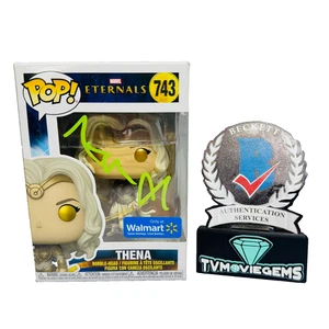 ANGELINA JOLIE FIRMATA ETERNALS "THENA" FUNKO POP #743 con BECKETT BAS COA - Foto 1 di 7