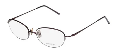 NUEVAS GAFAS VERA WANG V27 PÚRPURA 47-17-133 OVALADAS METAL MEDIA BORDE JAPÓN MUJER BB Foto 1 de 4