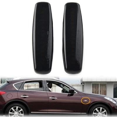 LED Sequential Side Marker Light Fit Nissan/Infiniti EX25 M35 M25 Q60 Q70 QX50 - image 1 of 4