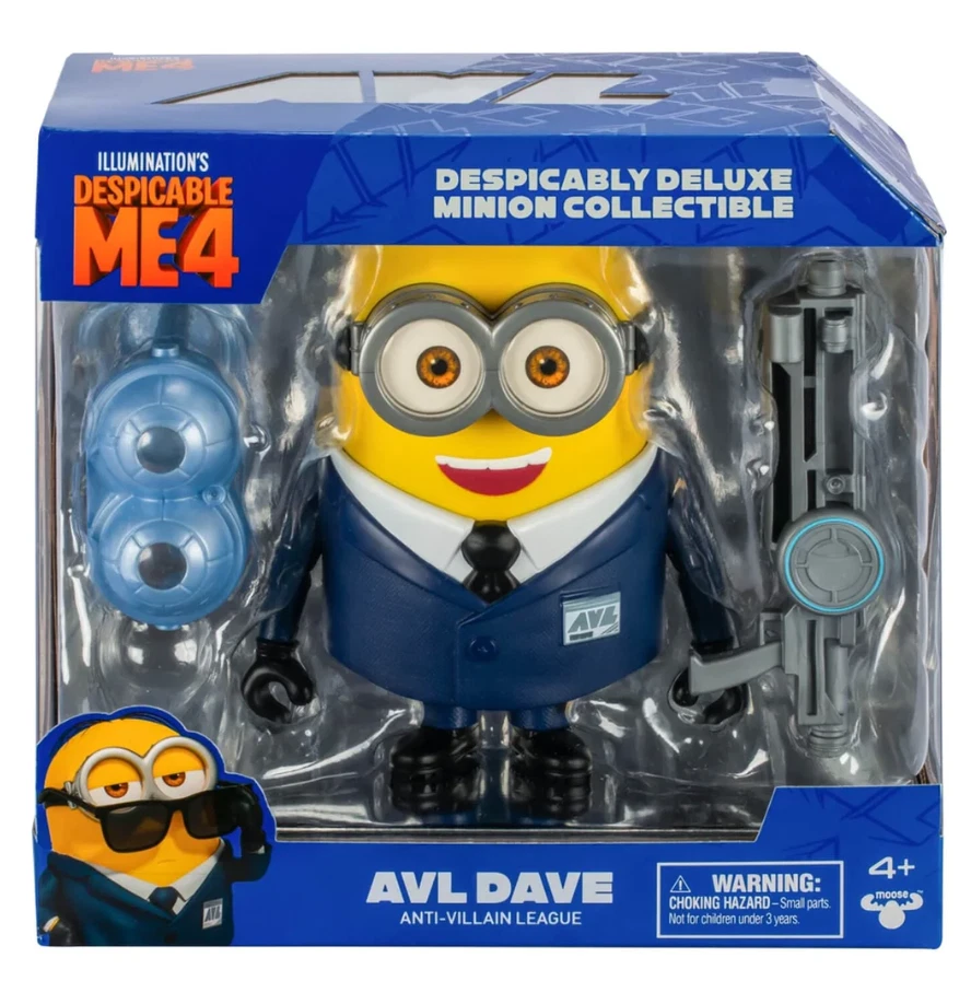 Despicable Me 4 Deluxe Minion AVL Action Figure Collectible 14cm