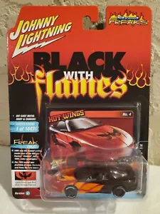 Johnny Lightning Black With Flames 1993 Pontiac Firebird T/A, New, Version A - Picture 1 of 5