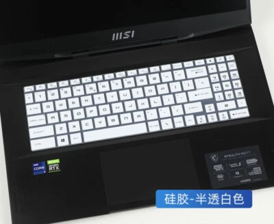 Color Silicone Keyboard Protector Guard Cover for MSI GS77 GF76 GL76 Laptop - Image 1 of 4