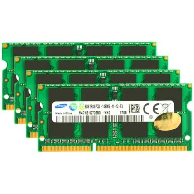 Samsung 32GB 16GB 8GB DDR3L 1866 1867MHz PC3L-14900S 204Pin SODIMM Laptop Memory - Image 1 of 4