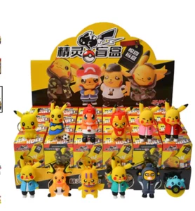 lot 24Pcs/Set Anime mix cute PVC Keychain Key Chain Girls boy Keyring gifts - Picture 1 of 6