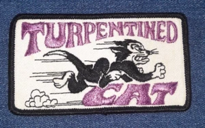 NOS 70s Original Vintage Turpentined Cat 4.5" Patch Arctic Cat Snowmobile Ski - Picture 1 of 3
