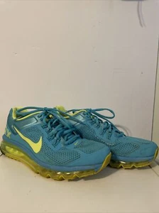 Nike Air Max + 2013 Gamma Blue Running Shoes Sneakers Women’s Size 10 555363-470 - Picture 1 of 6