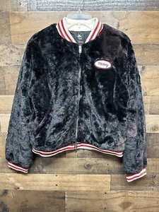 NWT Disney x Forever 21 Youth Faux Fur Zip Up Jacket Size Large - Picture 1 of 6