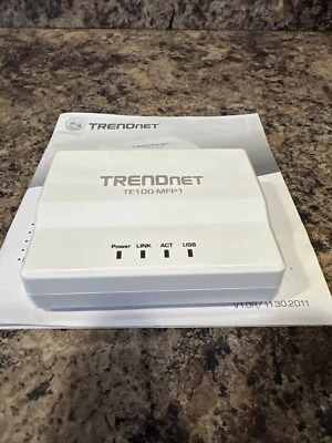 TRENDNET TE100-MFP-1 Port Multi Function  USB Print ServerTE 100-MFP1 - Image 1 of 4