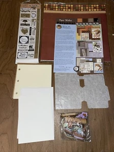 PAPER WISHES PERSONAL SHOPPER - SCRAPBOOK KIT - Orange Brown Set - Picture 1 of 7