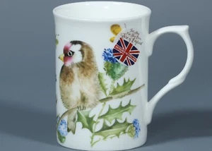 ROSE of ENGLAND AMERICAN GOLD FINCH Fine Bone China Cylinder Mug - Bild 1 von 3