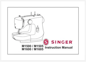 Singer M1500 M1505 M1600 und M1605 Bedienungsanleitung PDF auf USB - Bild 1 von 6