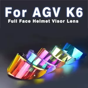 Casco Visor Casco Cara Completa Lente Visor Motocicleta Estuche Para AGV K6 K 6 - Imagen 1 de 18