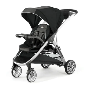 Chicco BravoFor2 Standing/Sitting Double Stroller - Iron (Black/Grey), New - Picture 1 of 2
