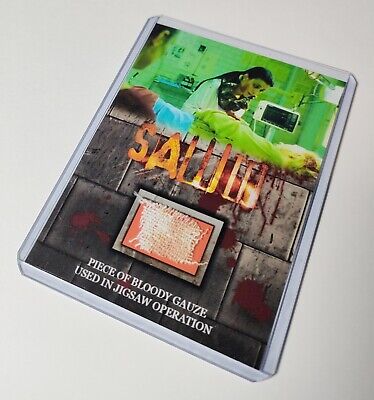 Saw Iii Jigsaw Bloody Op Gauze Mini Display Movie Prop Used Horror Coa • 24.57€
