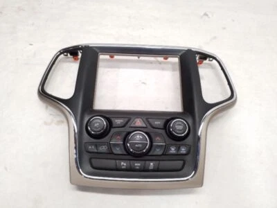 Jeep Grand Cherokee 2014-2015 controles de calefacción de aire acondicionado con bisel para pantalla de 8,4 OEM Foto 1 de 2