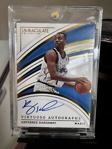 2022-23 IMMACULATE COLLECTION ANFERNEE HARDAWAY VIRTUOSO AUTOGRAPHS 14/75