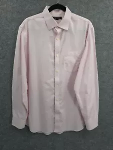 Banana Republic Shirt Mens Large 16-16.5 Button Up Long Sleeve Non-Iron Pink - Picture 1 of 17