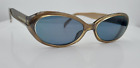 Vintage DKNY 7901 Brown Oval Sunglasses FRAMES ONLY