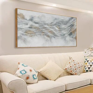 Abstract Wall Art Framed Ready To Hang Home Decor Artwork Simple Modern Art P... - Picture 1 of 5
