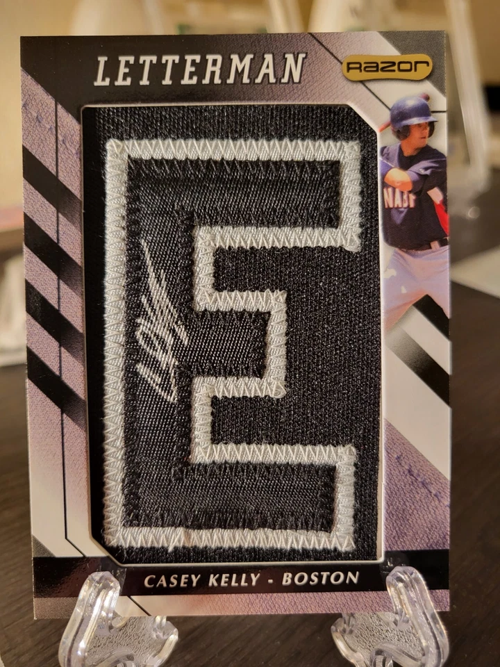 2008 Razor Letterman "E" /5 Casey Kelly Auto Rookie RC #CK-E - Image 1 of 3