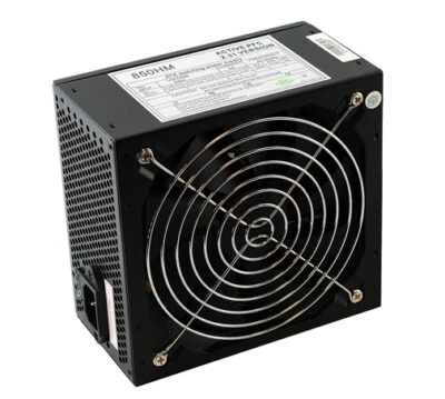 850 WATT Computer Netzteil für ATX PC Gehäuse SATA W 140mm 14cm Silent Lüfter - Bild 1 von 4