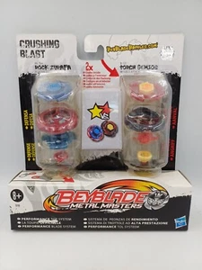 Beyblade Metal Masters Crushing Blast Rock Zurafa & Torch Gemios - Hasbro 2012 - Picture 1 of 6