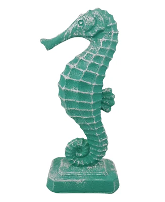 Deko Figur Dekoobjekt Skulptur Statue Seepferdchen blau maritim sommerlich - Bild 1 von 2