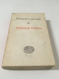 ROMANE UND GESCHICHTEN Alexander Puschkin Einaudi Verlag 1960 M. Repellino - Bild 1 von 7