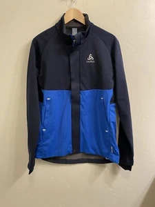 Odlo Herren Gr. Large blau marineblau winddicht belüftet G-Loft Laufjacke #612582 - Bild 1 von 24