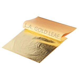 "Hoja de oro L.A.: hoja suelta de oro de imitación (5,5"" x 5,5") ¡Compra más, ahorra más! - Imagen 1 de 4
