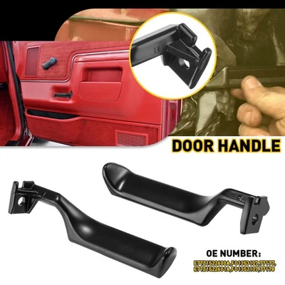 2x Manija de puerta interior de metal para camioneta Ford Bronco F150 F250 F350 F59 F53 F800 Foto 1 de 4