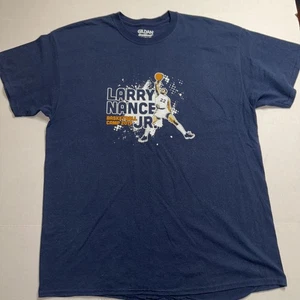 Gildan Dry Blend Herren XL Larry Nance 2019 Basketball Camp Blau Kurzarm - Bild 1 von 7