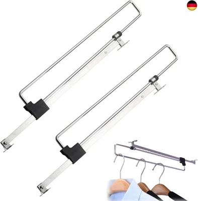 Ausziehbare Kleiderstange, Schrankstange, Kleiderstange Schrank, Teleskop - Bild 1 von 4