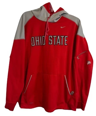 Sudadera con capucha Nike Team Fit Therma Ohio State Buckeyes talla XL Foto 1 de 4