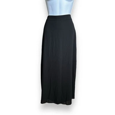 Nova Saia Lápis Reta Vince Camuto Preta Midi Cintura Elástica Carreira Média - Imagem 1 de 4