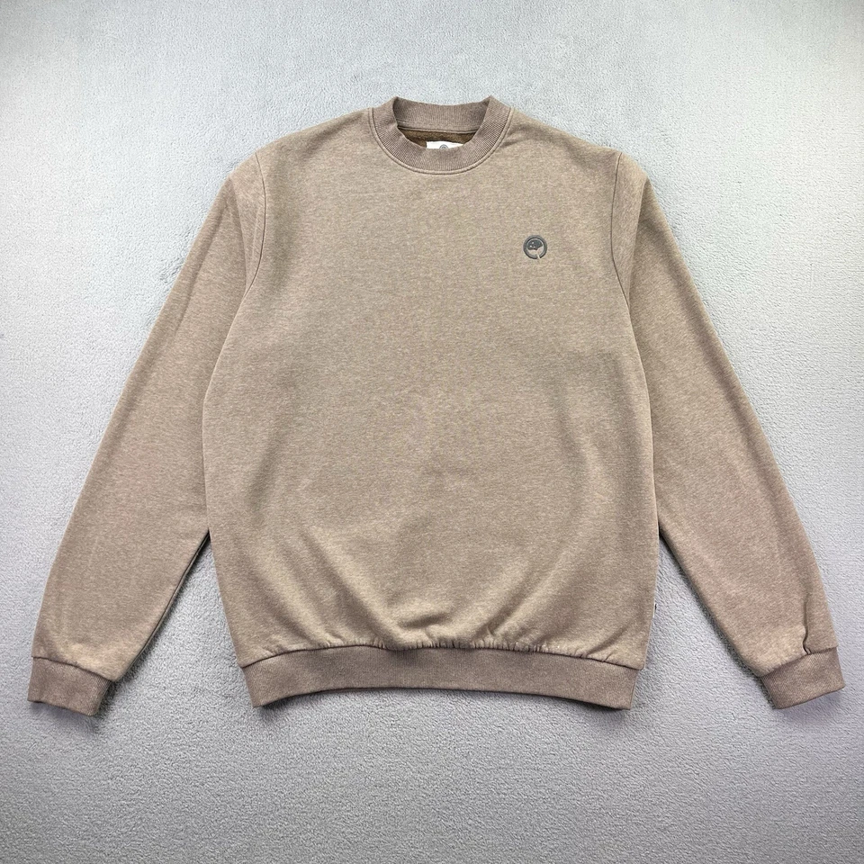 Sudadera Pullover Ocean Laundry Hombre Beige Algodón Talla M Pullover - Logo Foto 1 de 4