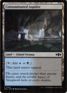 Acuífero contaminado C Commander: Tarkir: Dragonstorm 353 casi nuevo como nuevo Magic The Gathering - Imagen 1 de 2