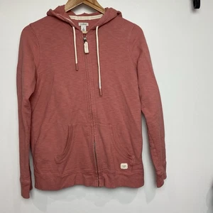 L.L. Bean Damen Gr. Small Sweatshirt Peach Zip Hoodie leichte Bio-Baumwolle - Bild 1 von 14