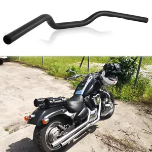 Manillar de motocicleta 7/8" 22MM barras de arrastre negro para Suzuki Intruder 800 1400 1500 - Imagen 1 de 12
